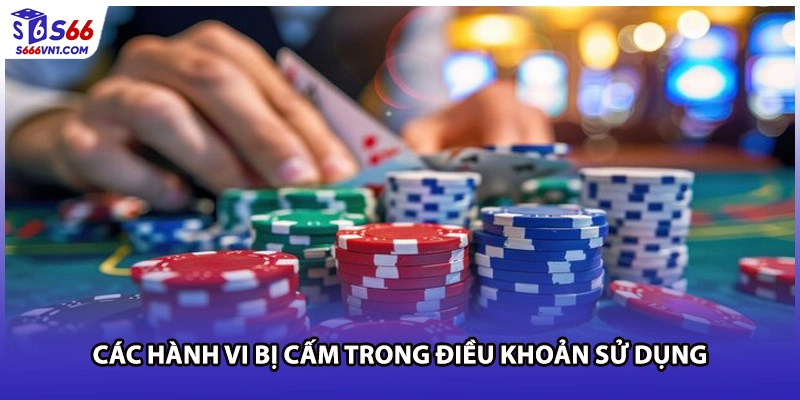 Các hành vi bị cấm trong điều khoản sử dụng