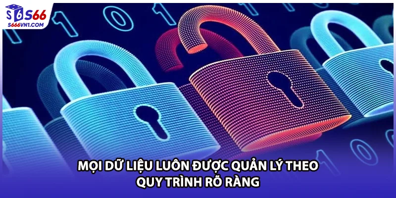 Mọi dữ liệu luôn được quản lý theo quy trình rõ ràng